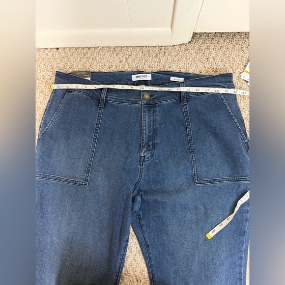 Nine West Dark Blue bootcut  Jeans size 16W new with tag - Picture 7 of 9
